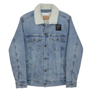 Lock City Clothes Unisex denim sherpa jacket